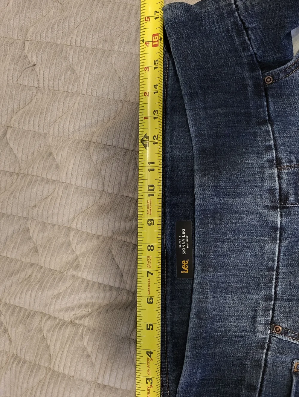 Lee Slim Fit Midrise Skinny Leg Jeans - Picture 6 of 7